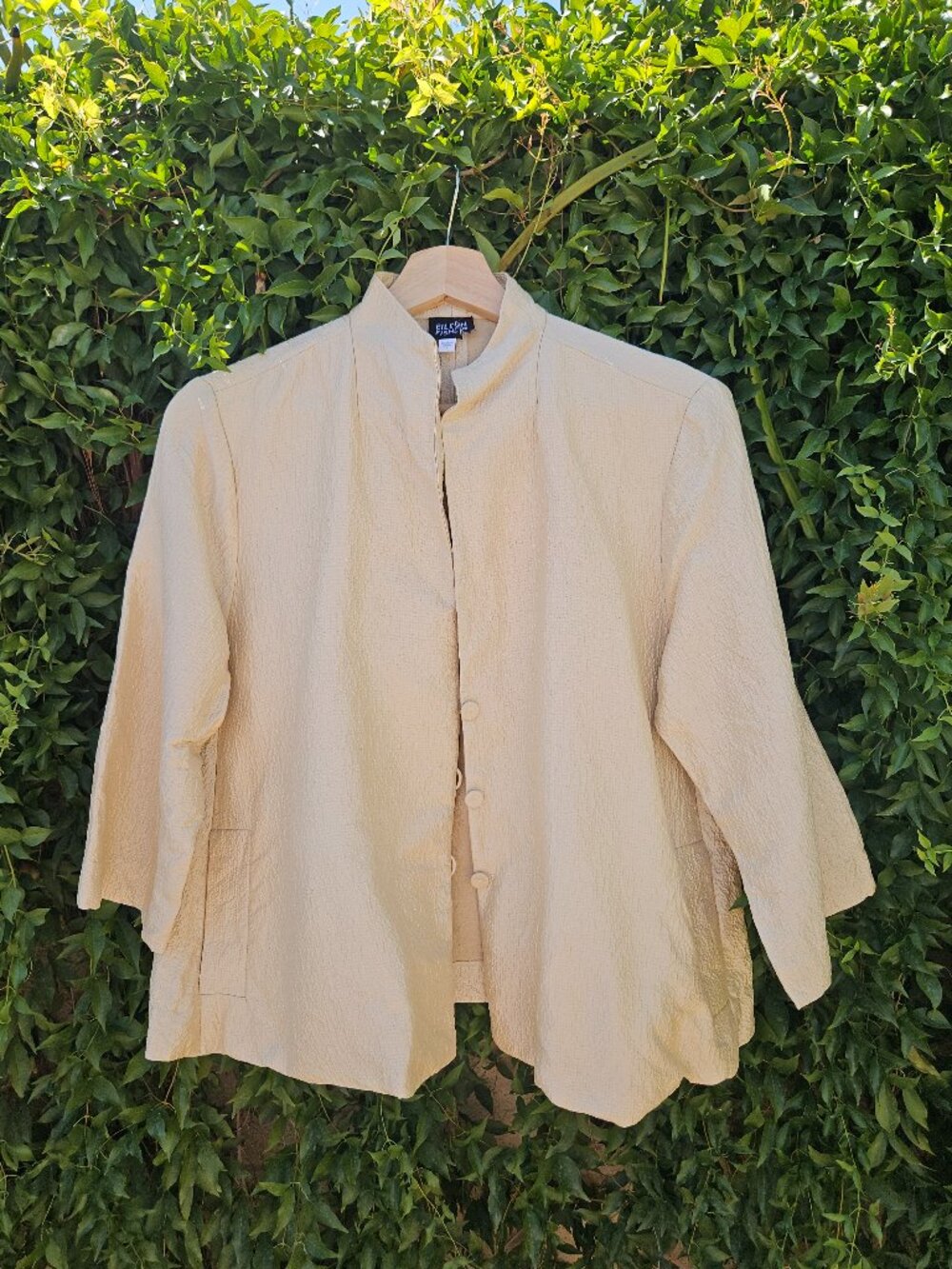 Eileen Fisher Rare Sample Silk Jacket